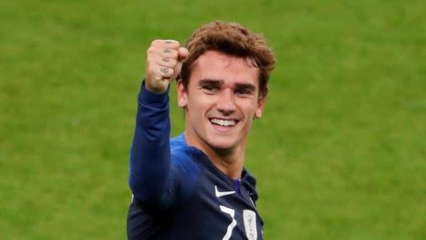 Why will Griezmann wear Uruguay's colors on his boots tonight?