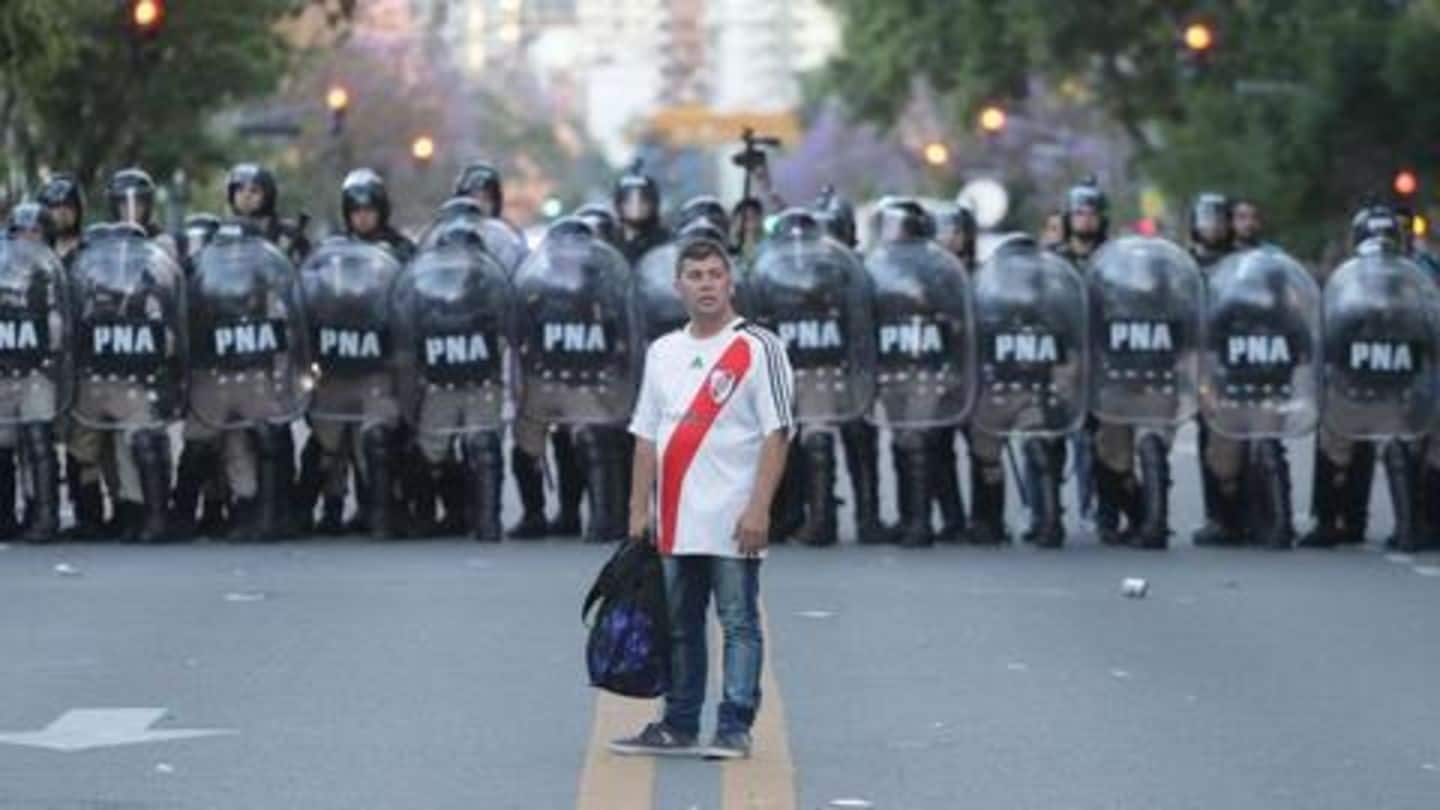 Boca Juniors vs River Plate witnesses violence, final-leg postponed