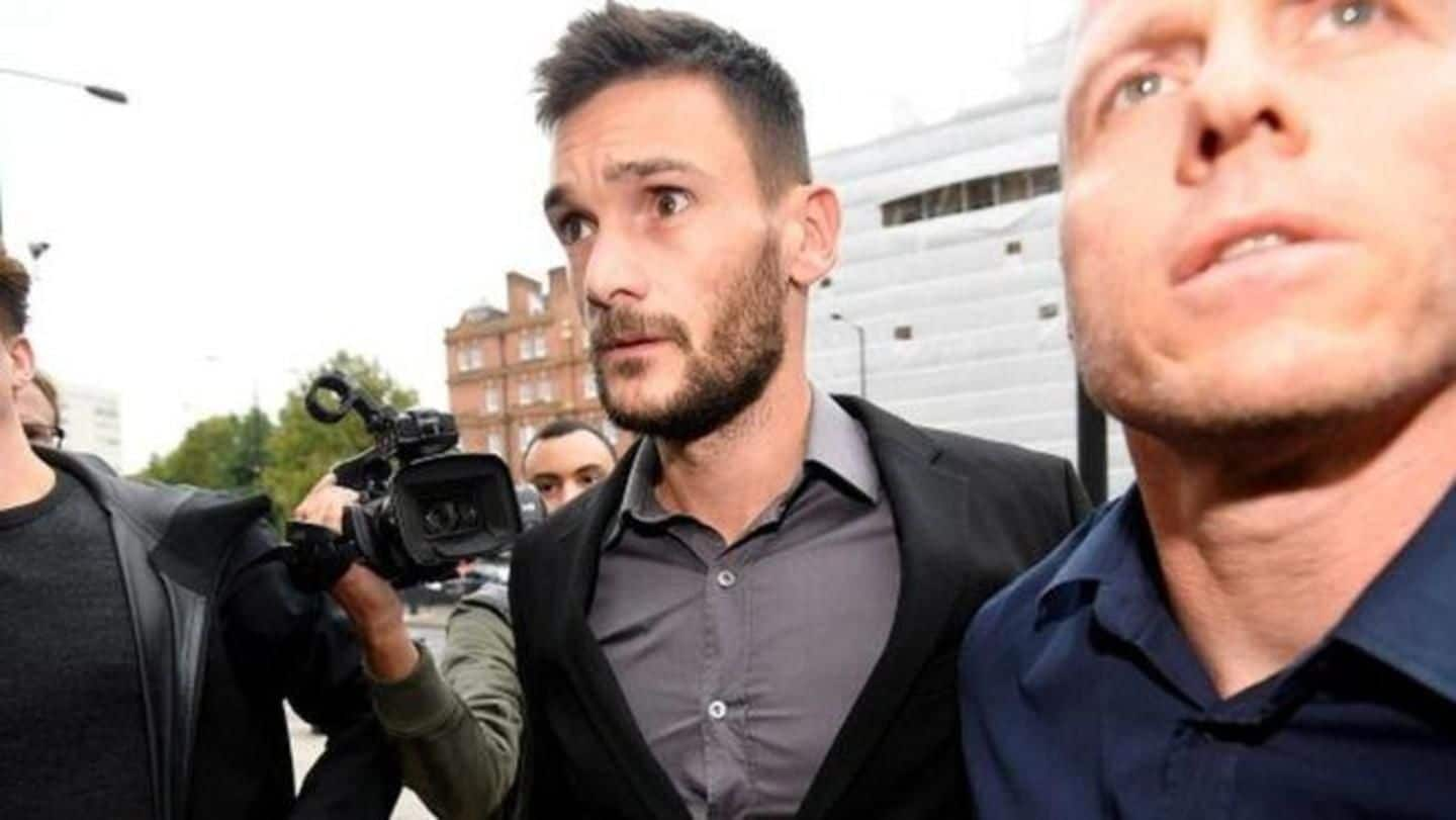 Footballer Hugo Lloris accepts drunk driving charges