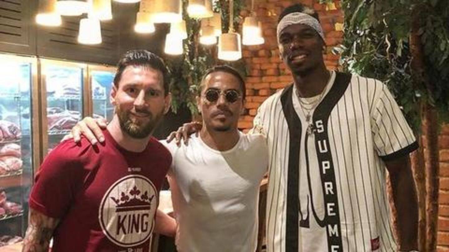 Pogba and Messi hang out in Dubai, transfer speculations arise