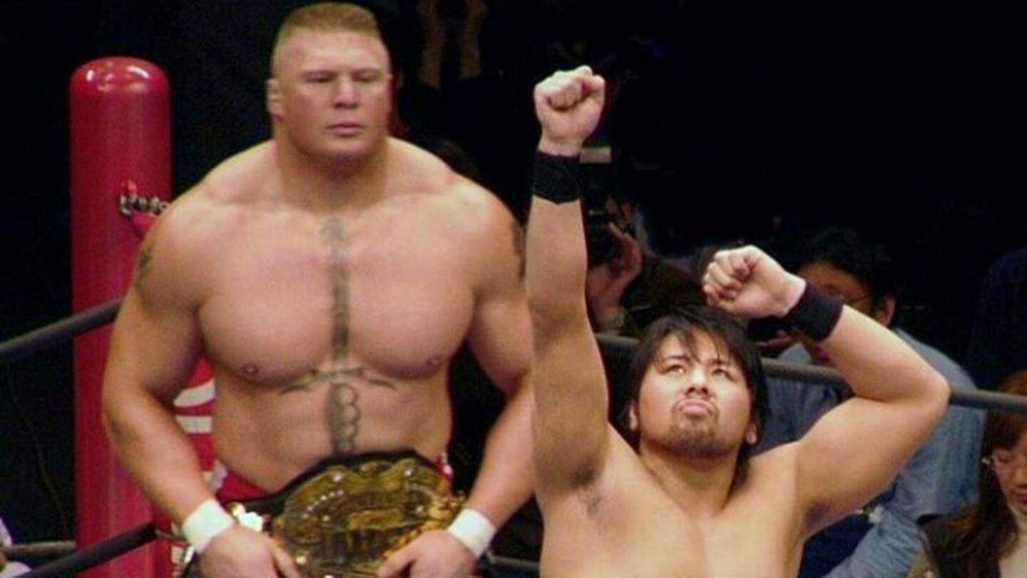 Lesnar and Nakamura face-off would be wonderful Lesnar and Nakamura face-off would be wonderful