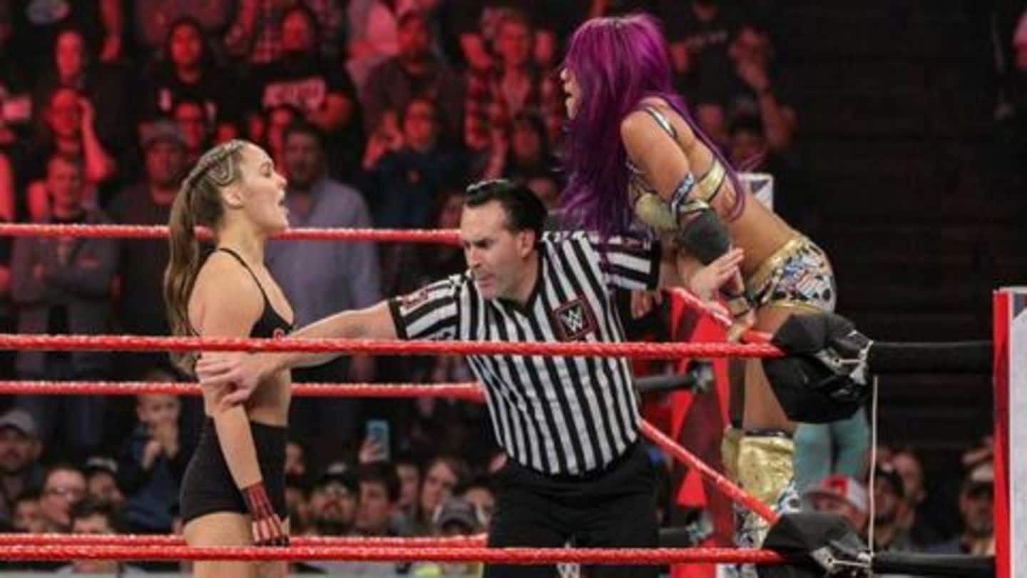Raw Women's Championship: Sasha Banks went up against Ronda Rousey Raw Women's Championship: Sasha Banks went up against Ronda Rousey