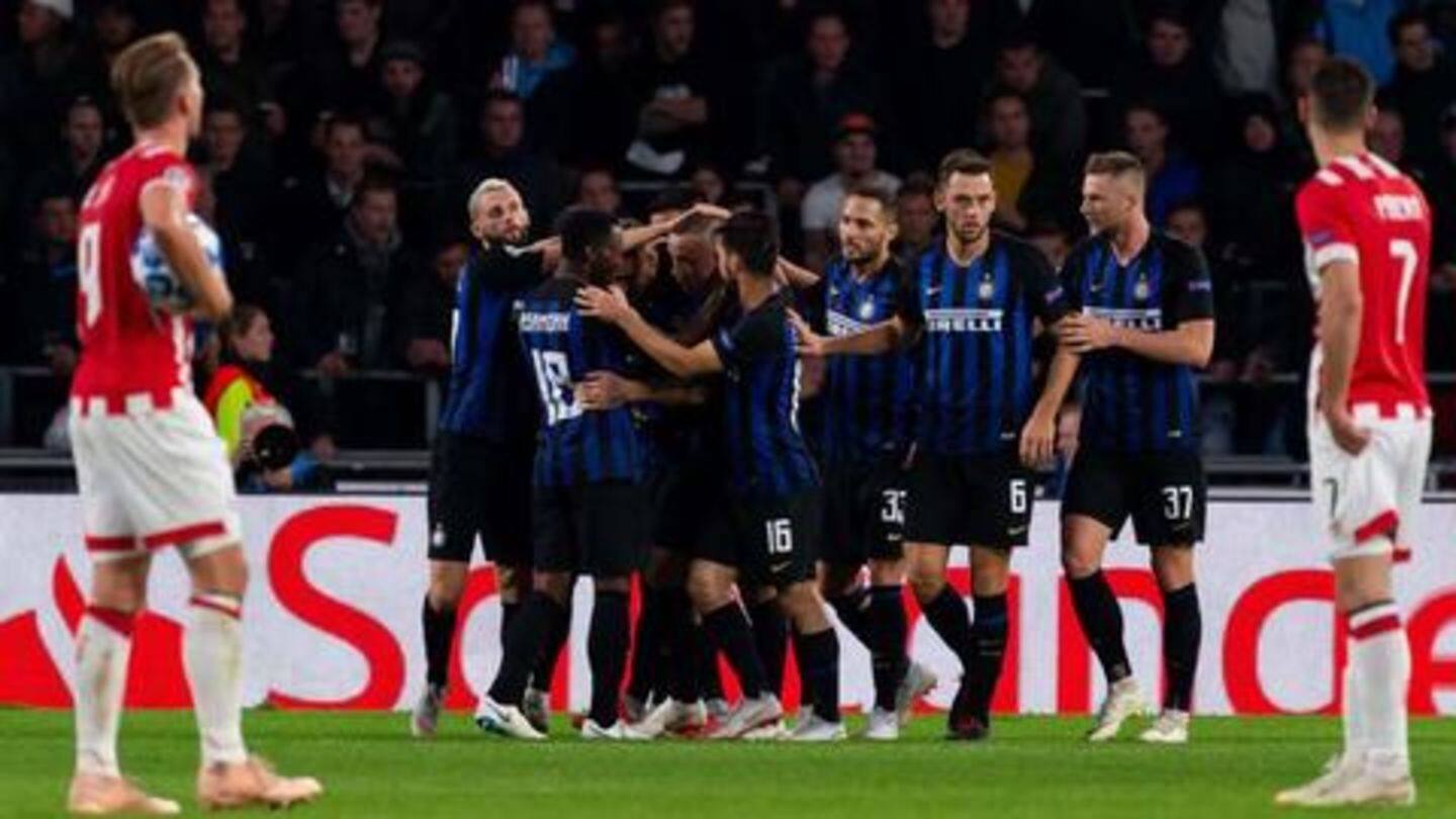 Inter Milan fail to make it to the next round Inter Milan fail to make it to the next round