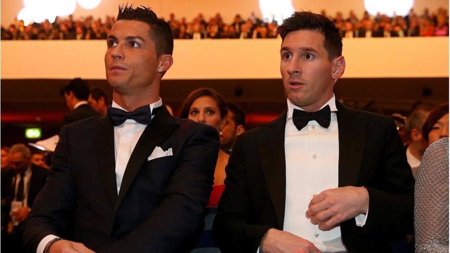 FIFA boss is angry with CR7-Messi for missing 'Best Awards'