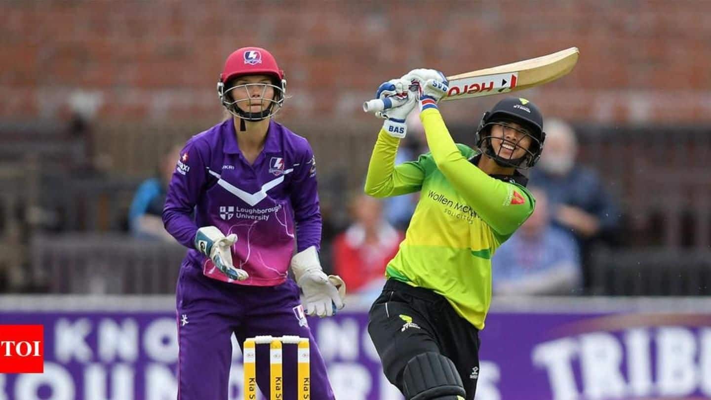 India's Smriti Mandhana scores joint-fastest fifty in women's T20