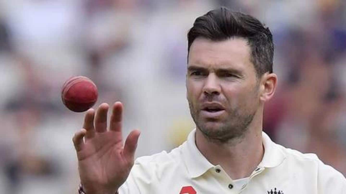 James Anderson handed a demerit point after dissenting with umpire