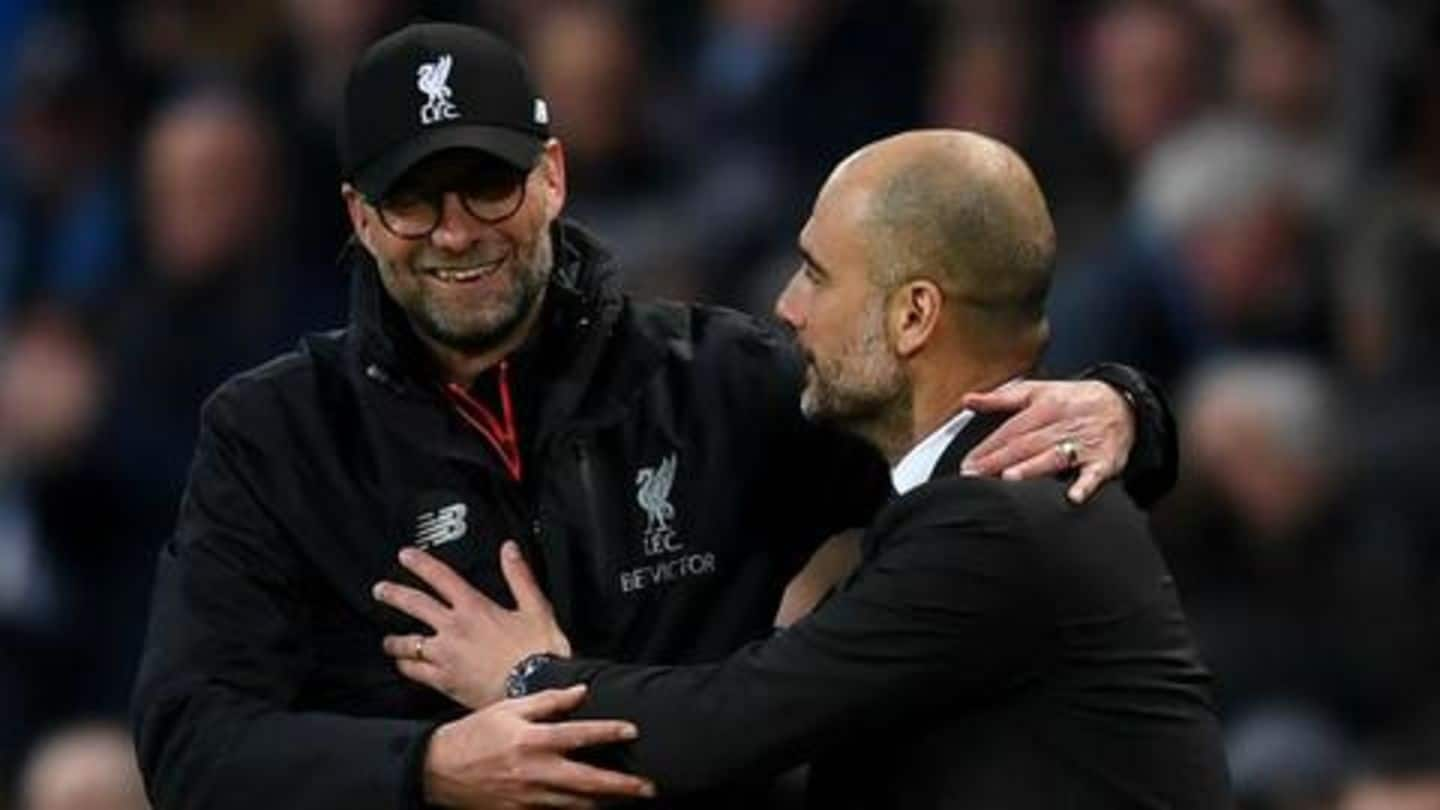 Pep Guardiola and Jurgen Klopp's comments before tonight's fixture