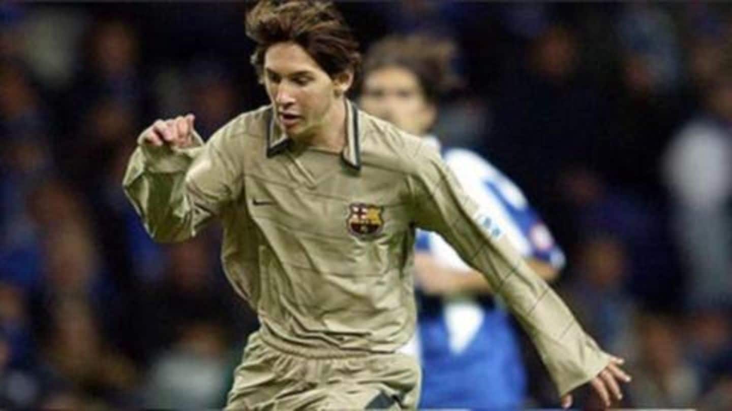 #ThisDayThatYear: Messi made his for Barcelona 15 years ago