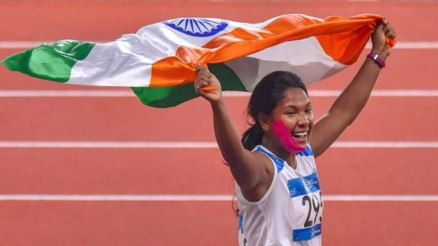 Gold-medalist Swapna finally gets customized shoes for her 6-toes feet