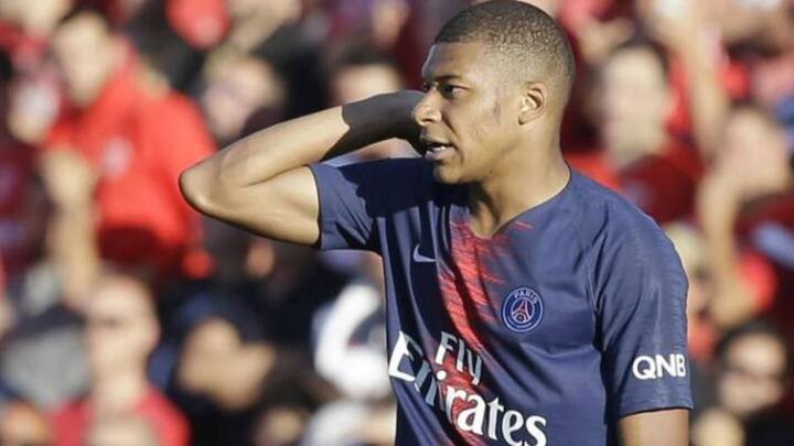 Kylian Mbappe handed three-match ban after red card