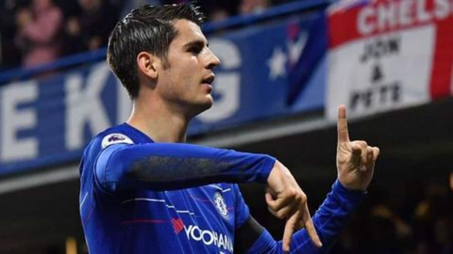 Maurizio Sarri is positive about Morata's growth at Chelsea