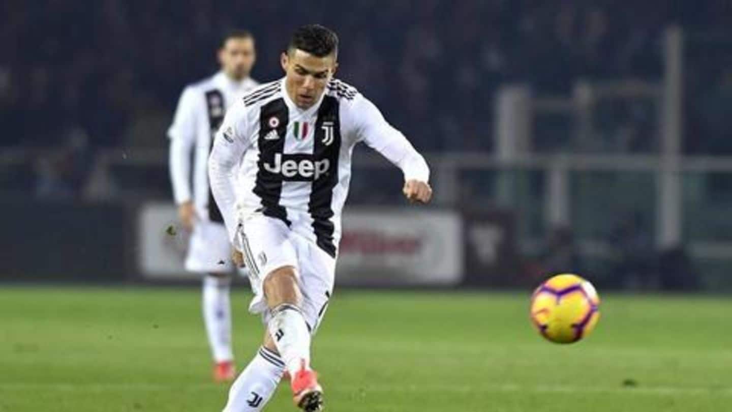 History: Cristiano Ronaldo scores a milestone goal for Juventus