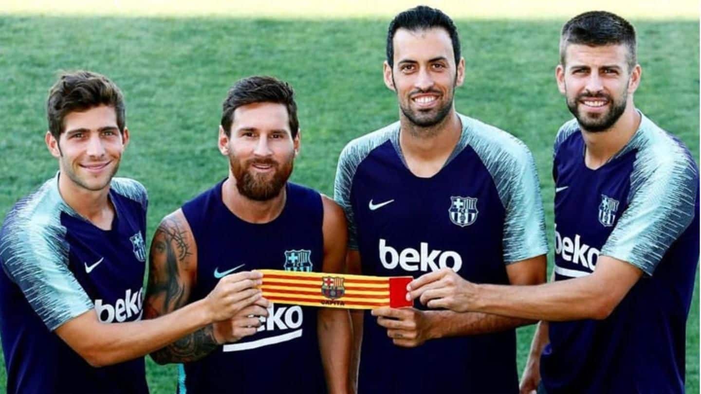 La Pulga has been appointed the new captain of Barcelona La Pulga has been appointed the new captain of Barcelona