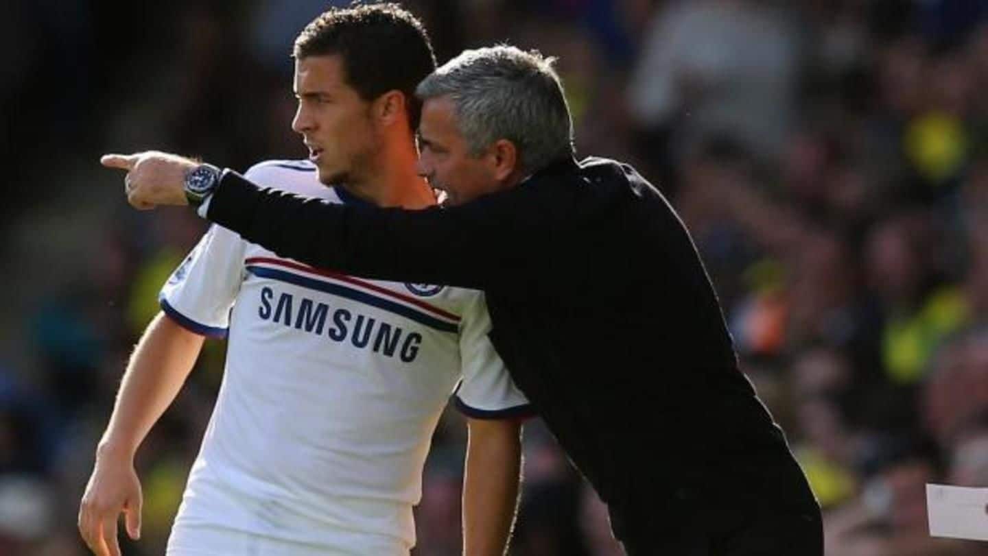 Hazard says he wants to work under Mourinho once again