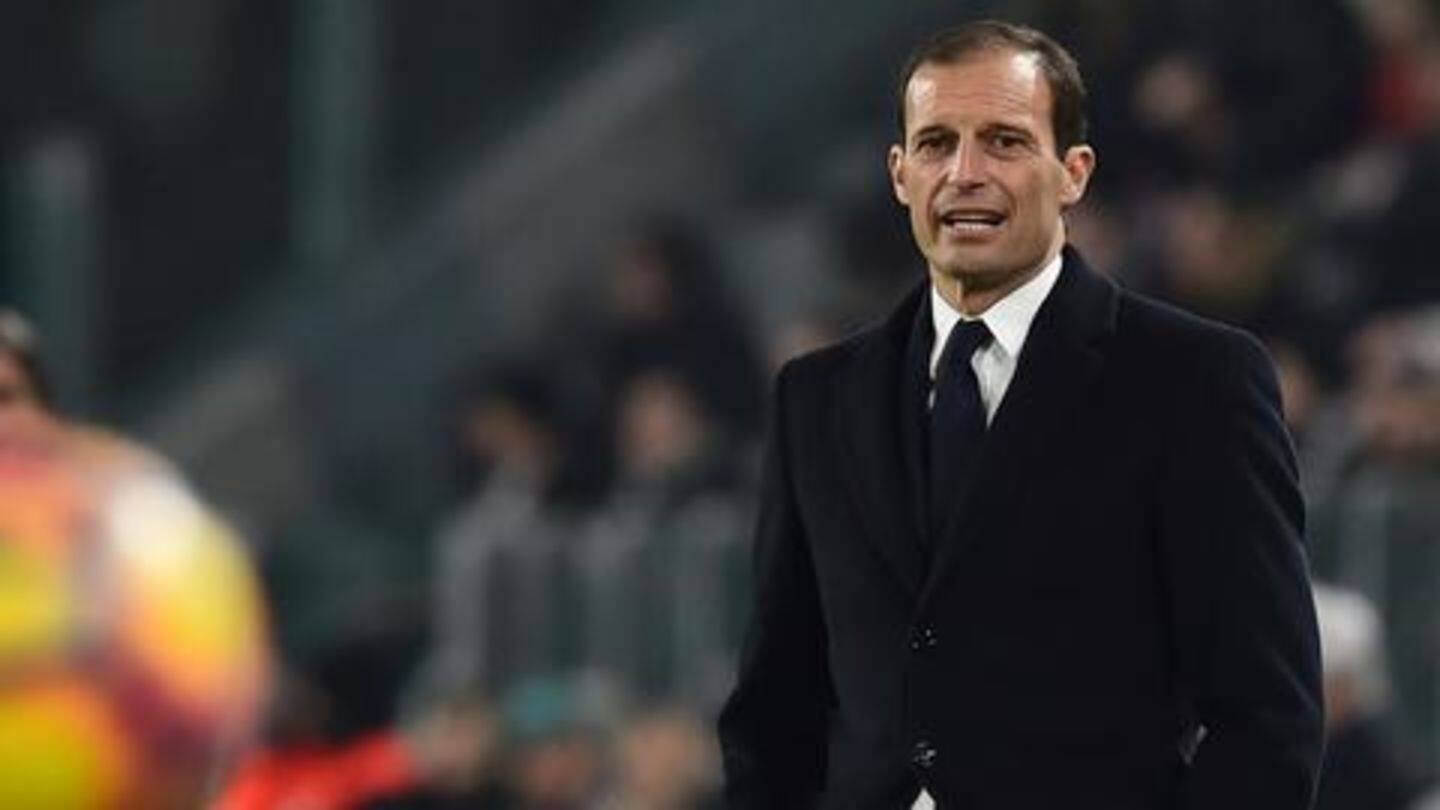 Juventus manager Allegri believes Barcelona are favorites to win UCL