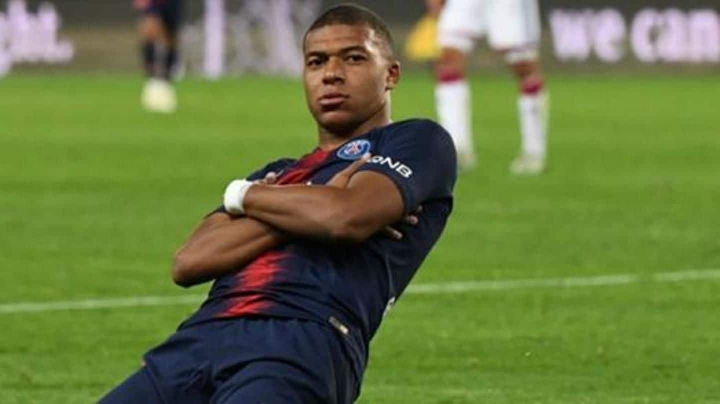 PSG thrash Lyon as Mbappe breaks a 45-year-old record