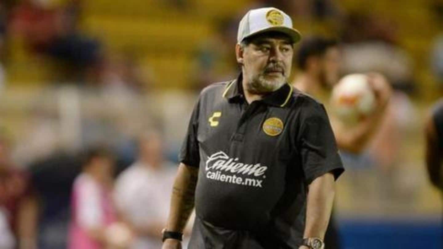 Maradona recovering in hospital after surgery to stop internal bleeding
