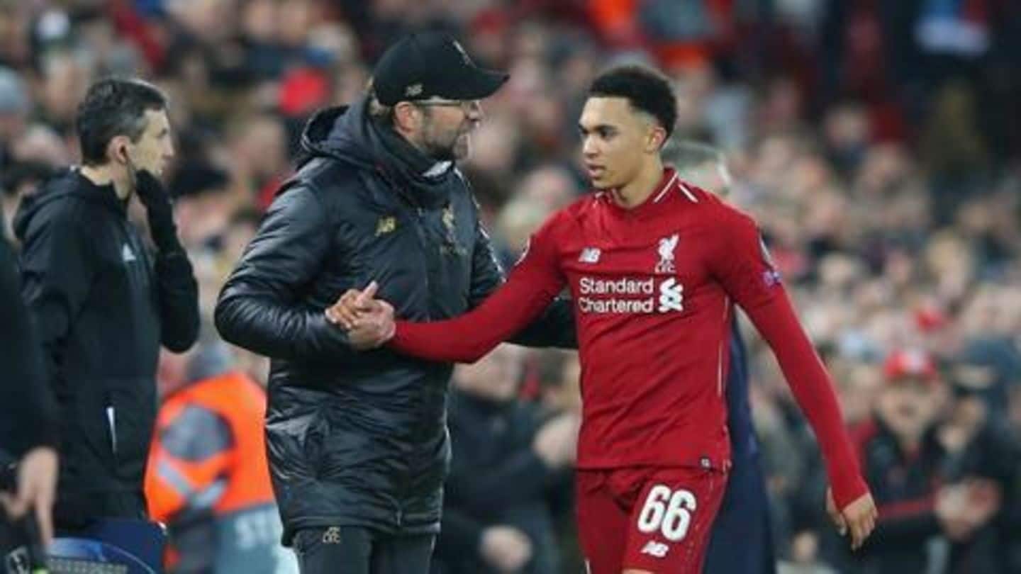 Trent Alexander-Arnold injured before Liverpool face United on Sunday