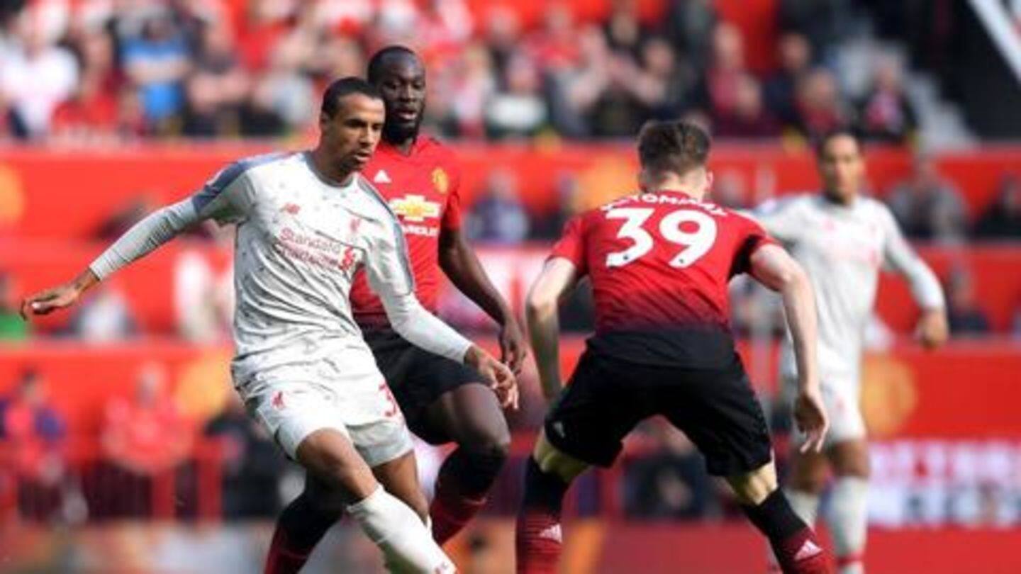 EPL 2018-19: Injury-ridden match sees Manchester United-Liverpool share points