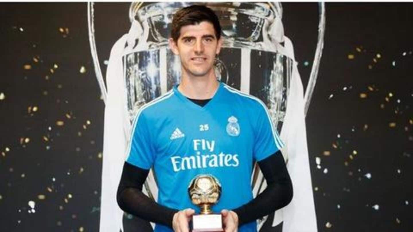 Real Madrid's Thibaut Courtois voted 2018's best goalkeeper by IFFHS