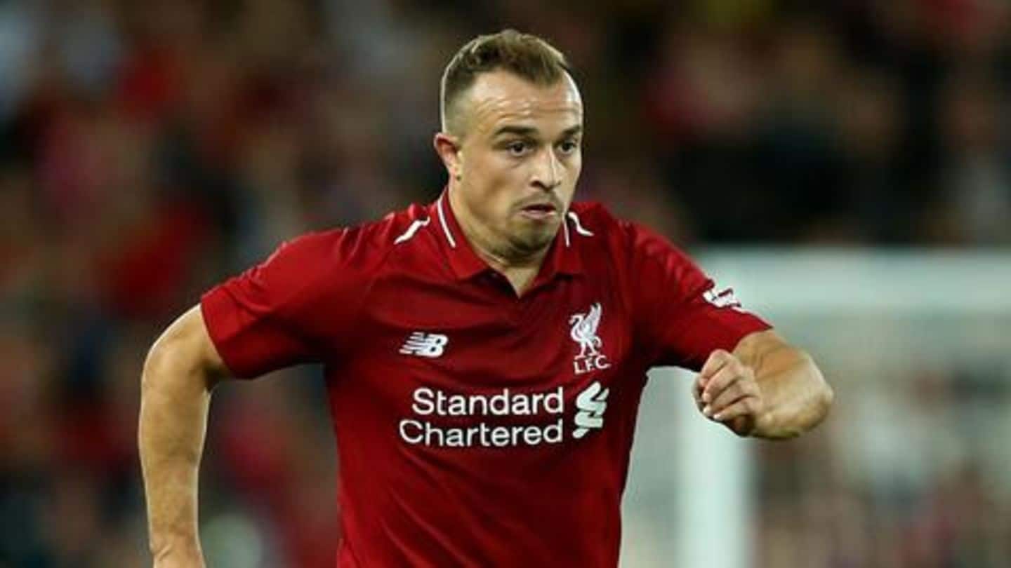 Shaqiri left out of Liverpool squad due to political reasons