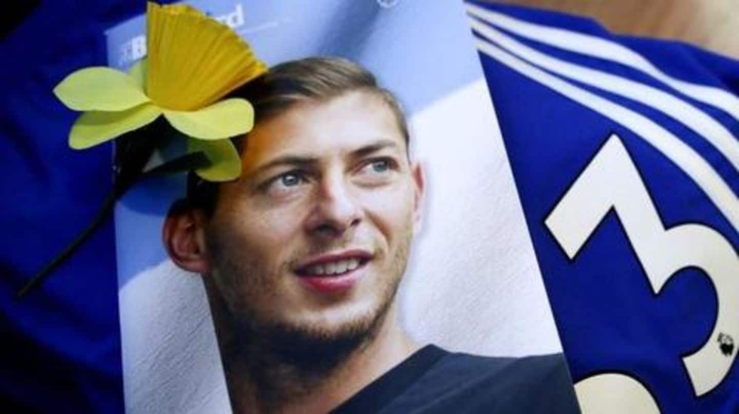 Footballers pay tribute to Emiliano Sala after his body's recovery