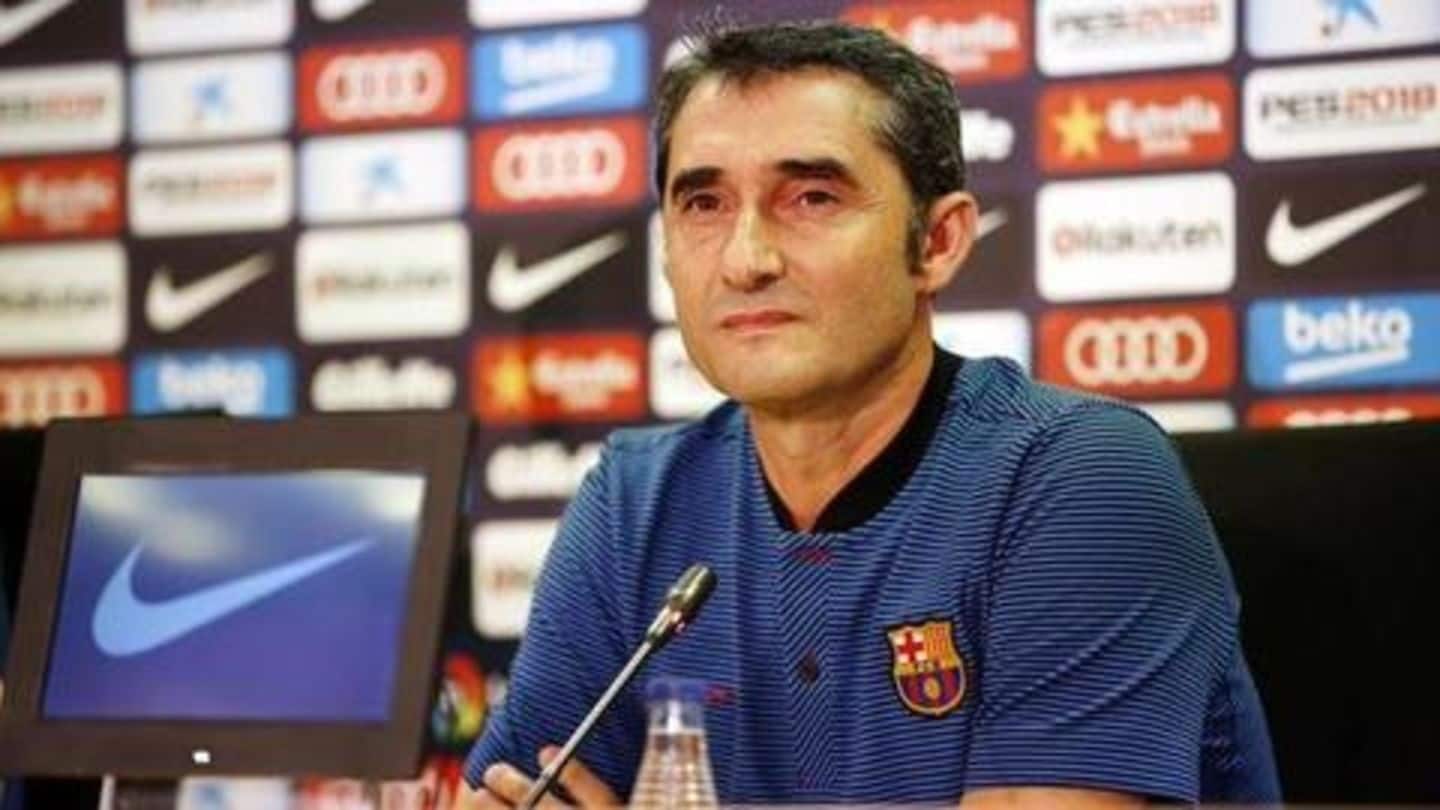 Valverde urges Barcelona to prove their mettle in Messi's absence