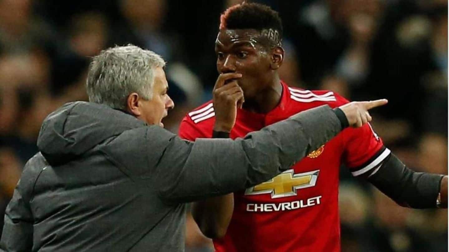 Jose Mourinho takes United's vice-captaincy away from Paul Pogba