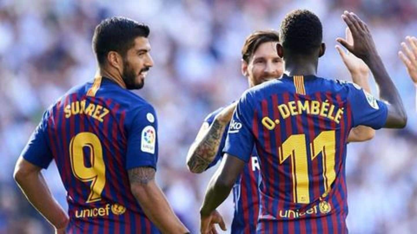 Be more professional: Suarez warns Barcelona youngster Dembele