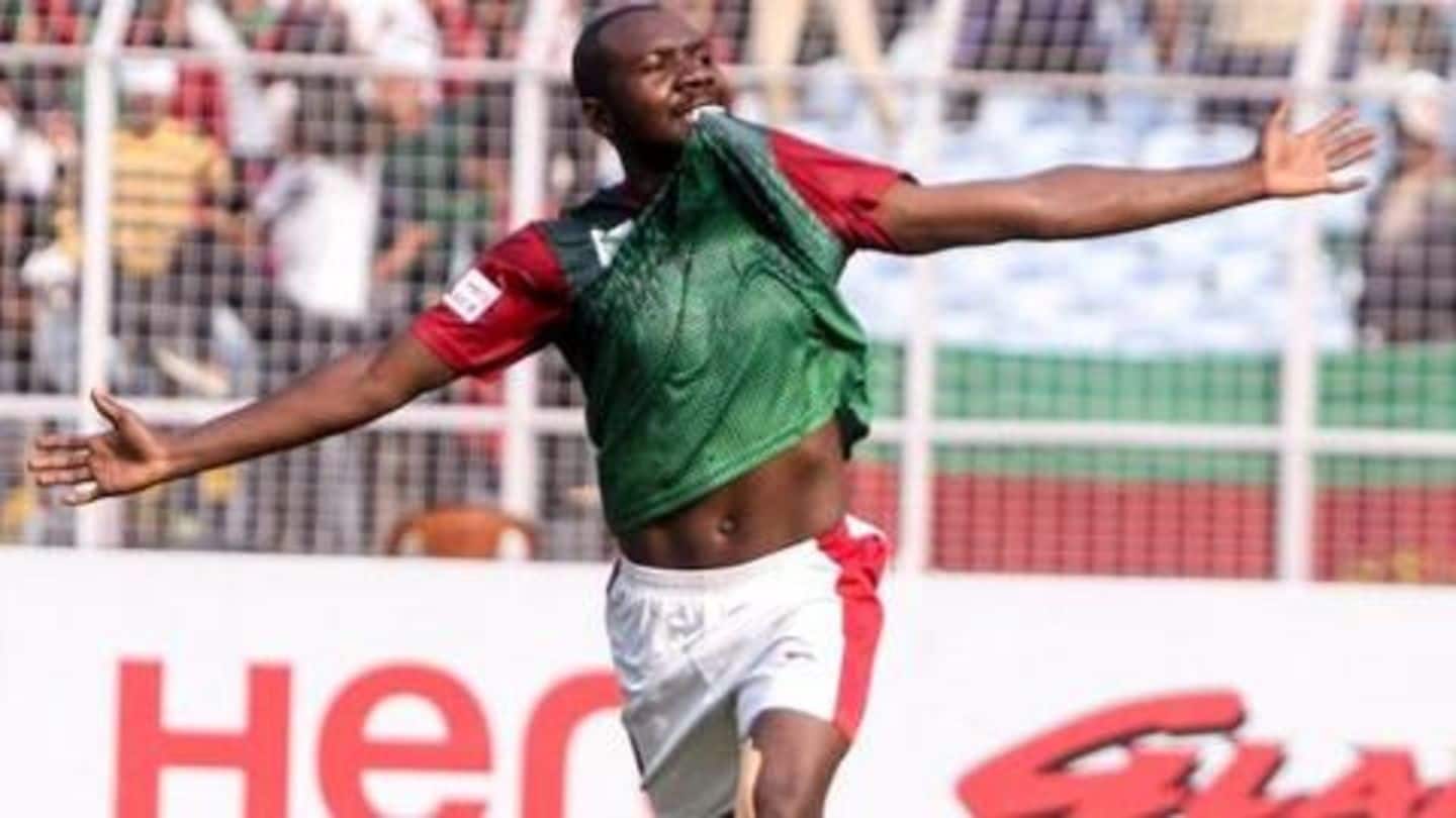 Mohun Bagan's Dipanda Dicka is a phenomenal goalscorer Mohun Bagan's Dipanda Dicka is a phenomenal goalscorer