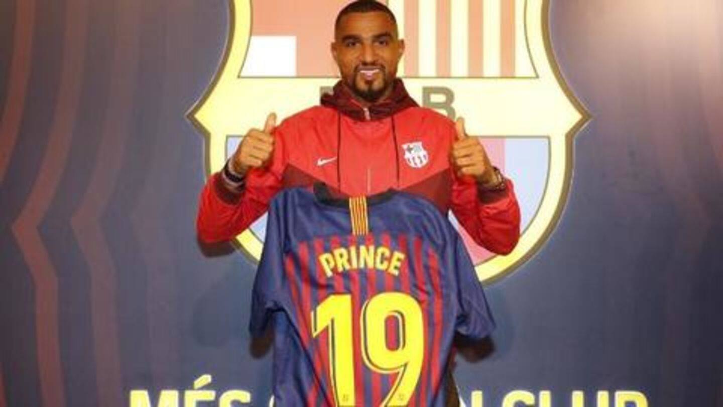 Barcelona have signed Kevin-Prince Boateng Barcelona have signed Kevin-Prince Boateng