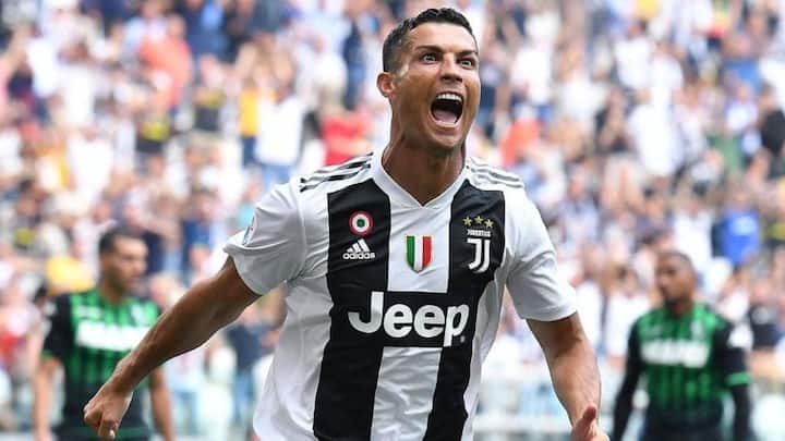 Ronaldo opens his account for Juventus, scores a brace