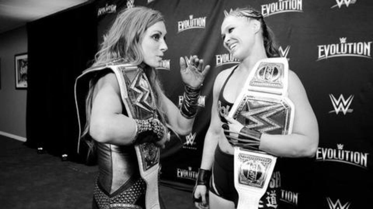 Becky Lynch and Ronda Rousey will make perfect opponents Becky Lynch and Ronda Rousey will make perfect opponents