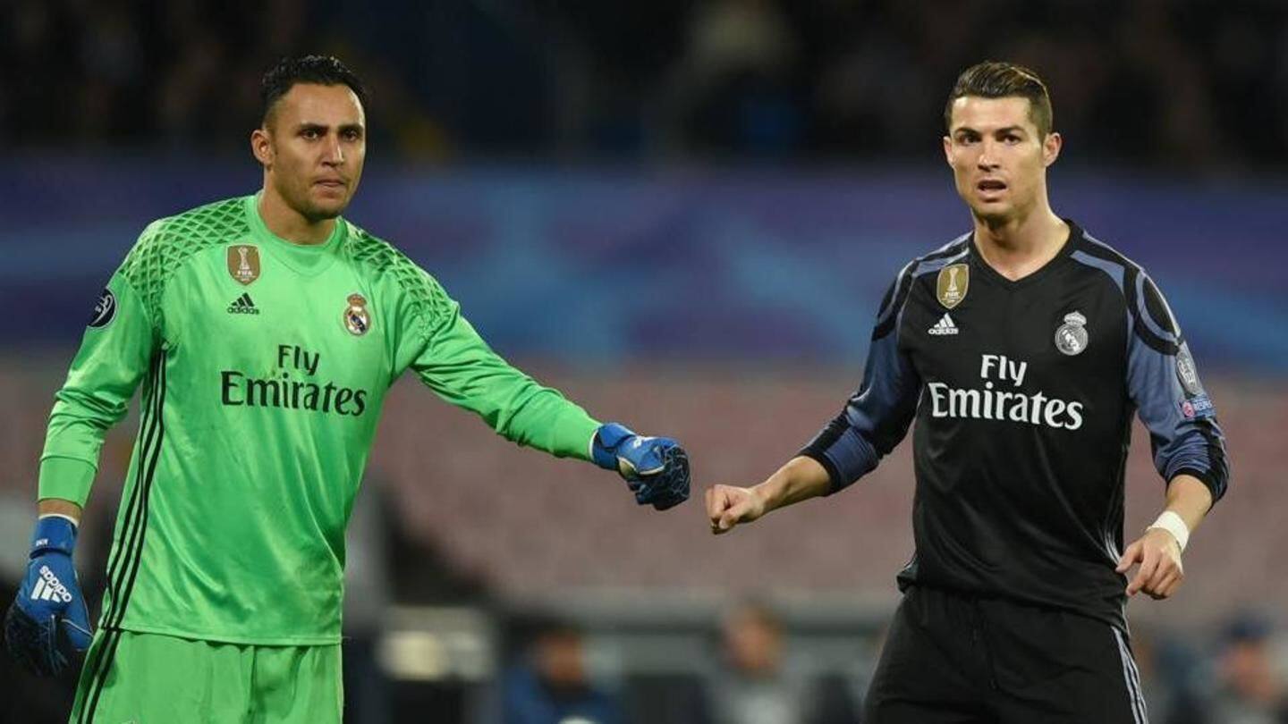 Keylor Navas admits Real Madrid are missing Ronaldo's firepower