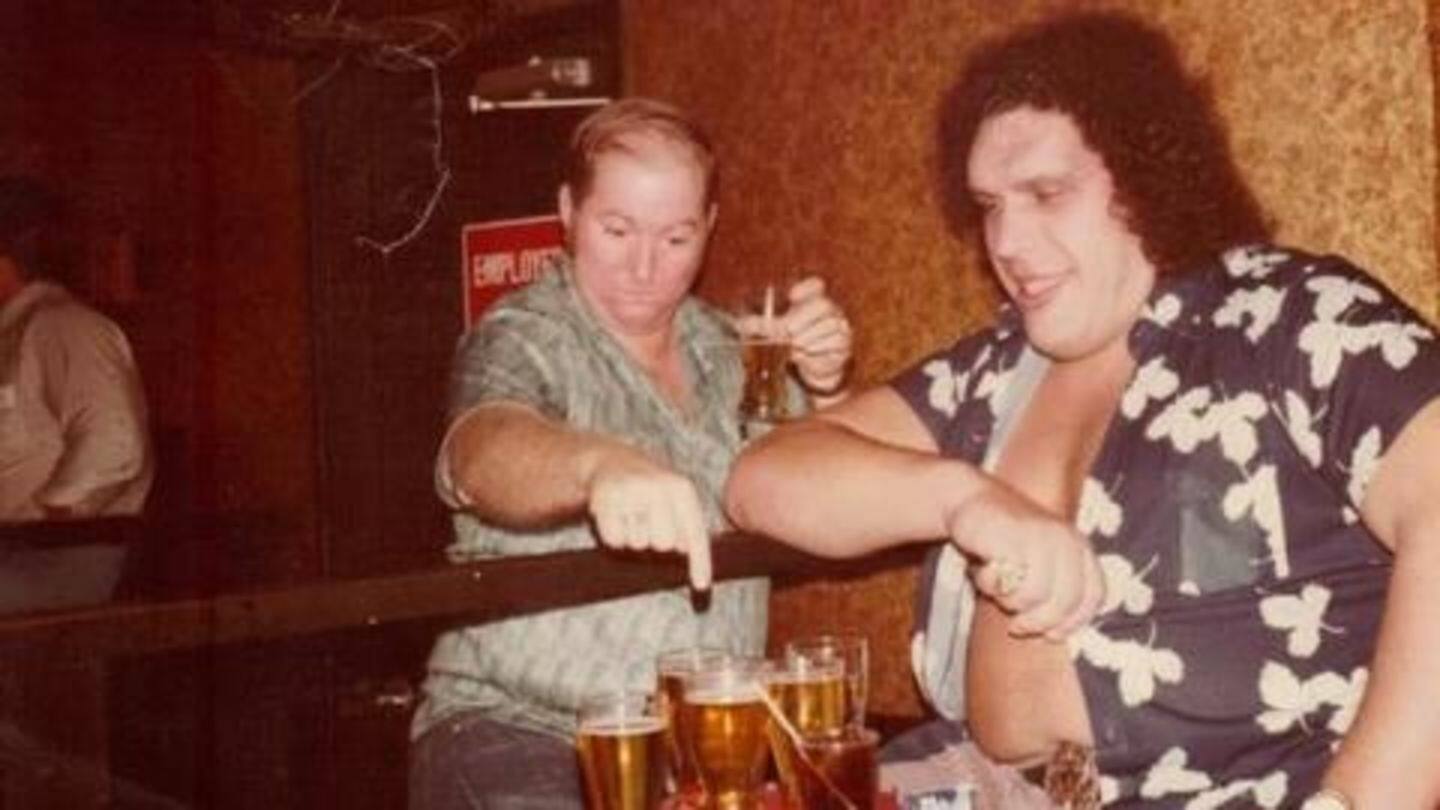 Andre the Giant consumed 127 beers in a single sitting Andre the Giant consumed 127 beers in a single sitting