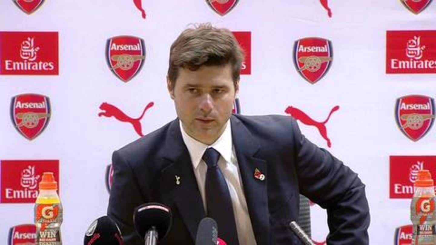 Pochettino takes a jibe at Arsenal after Gunners celebrate victory