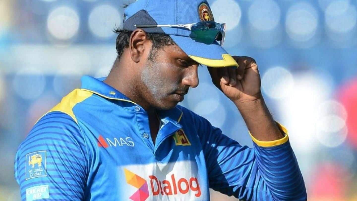 Angelo Mathews threatens retirement after being sacked as captain