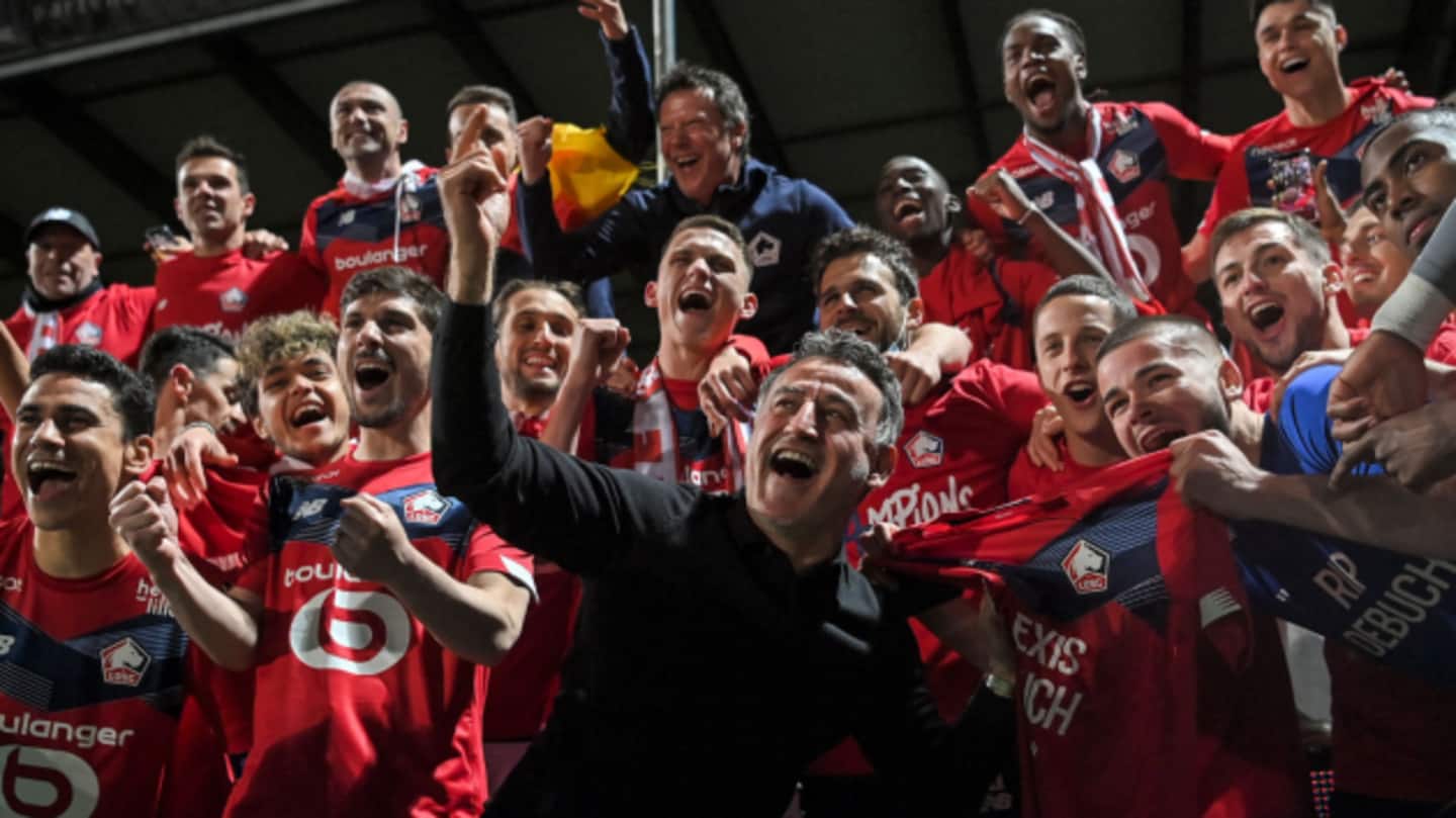 Ligue 1: Lille beat Angers, clinch first title since 2011