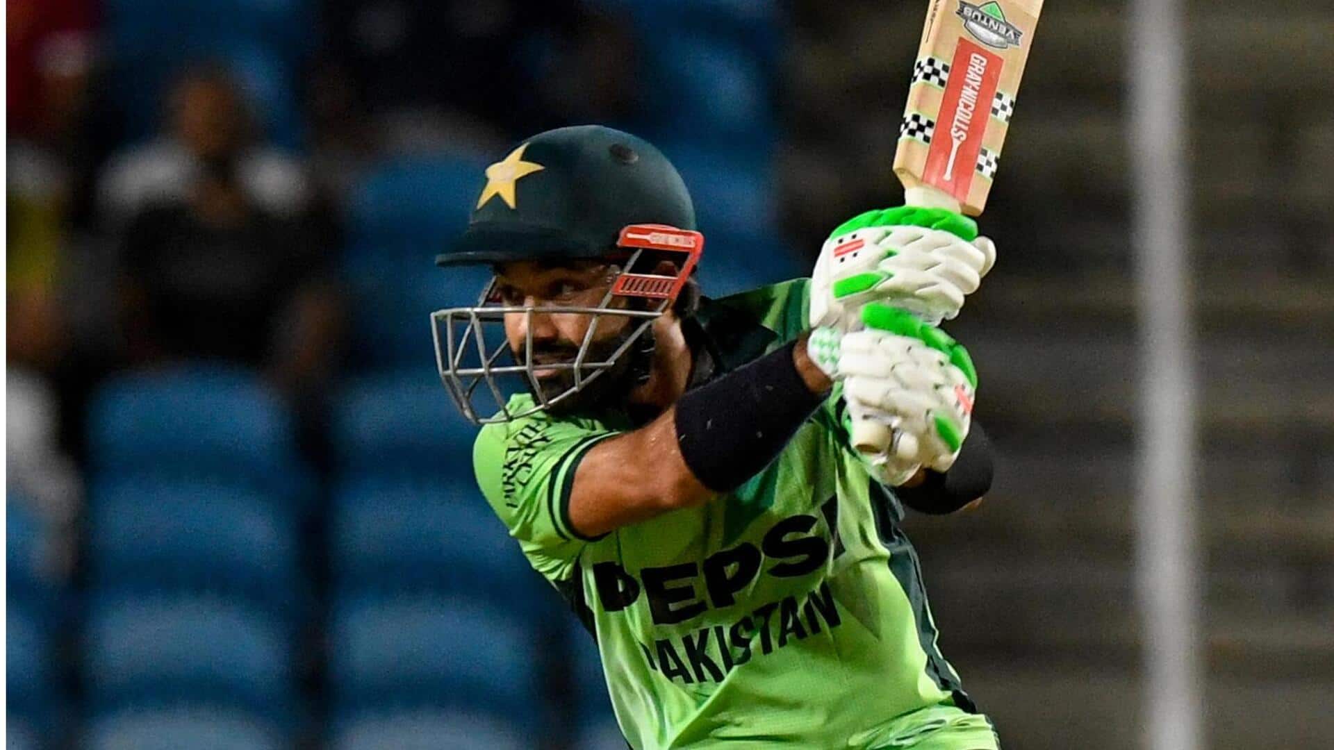 Mohammad Rizwan shines vs WI, hammers his 16th ODI fifty Mohammad Rizwan shines vs WI, hammers his 16th ODI fifty