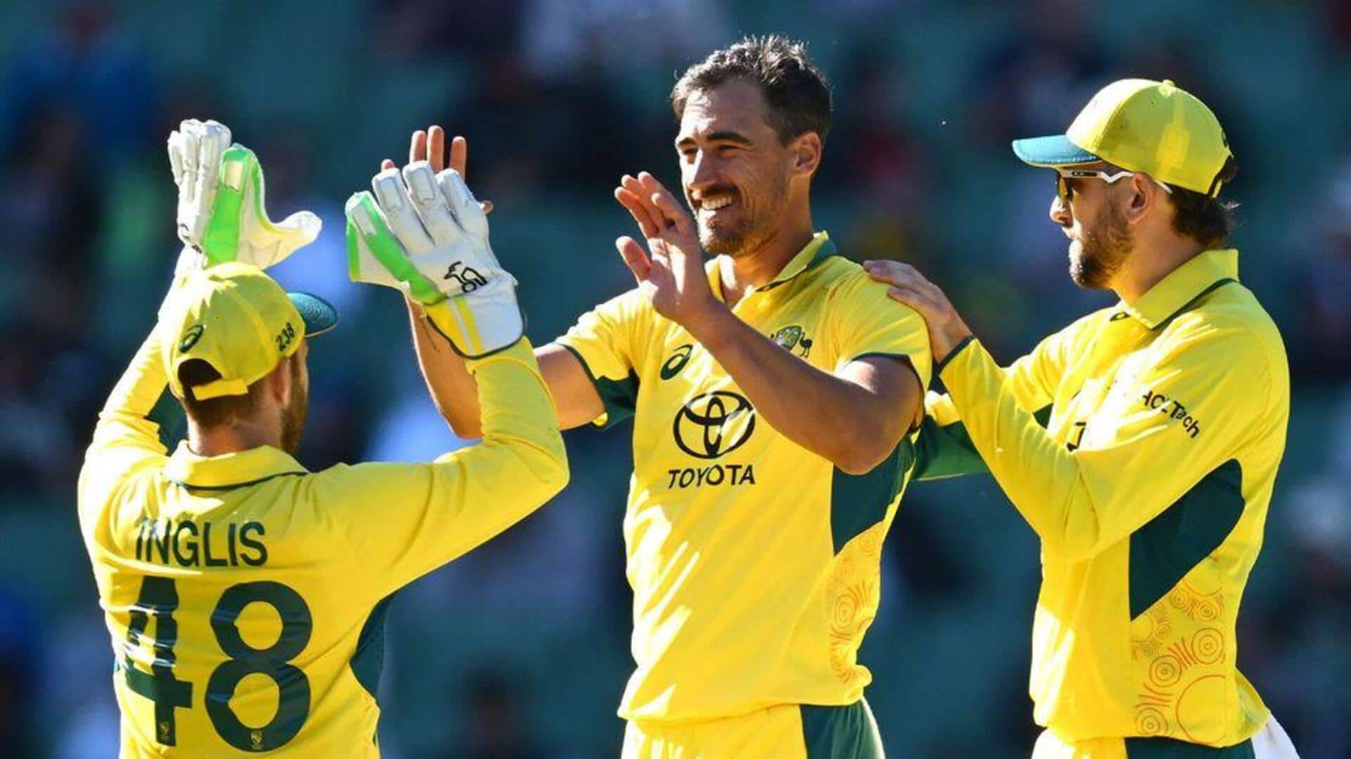 Starc, Renshaw named in Australia's squad for India ODI series 