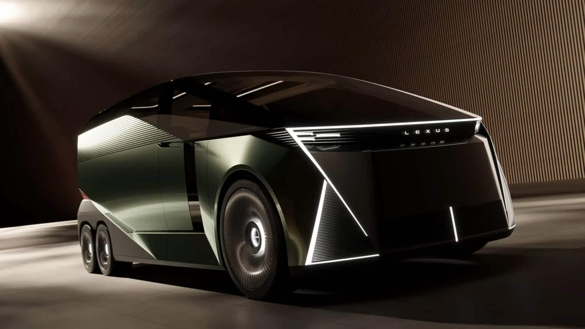 Lexus's concept luxury minivan is straight from the future  Lexus's concept luxury minivan is straight from the future