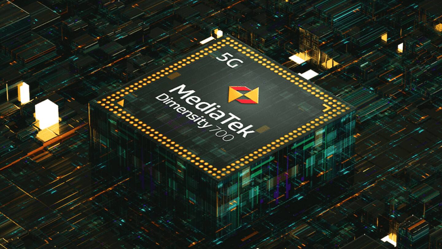 It will draw power from a MediaTek Dimensity 700 chipset It will draw power from a MediaTek Dimensity 700 chipset