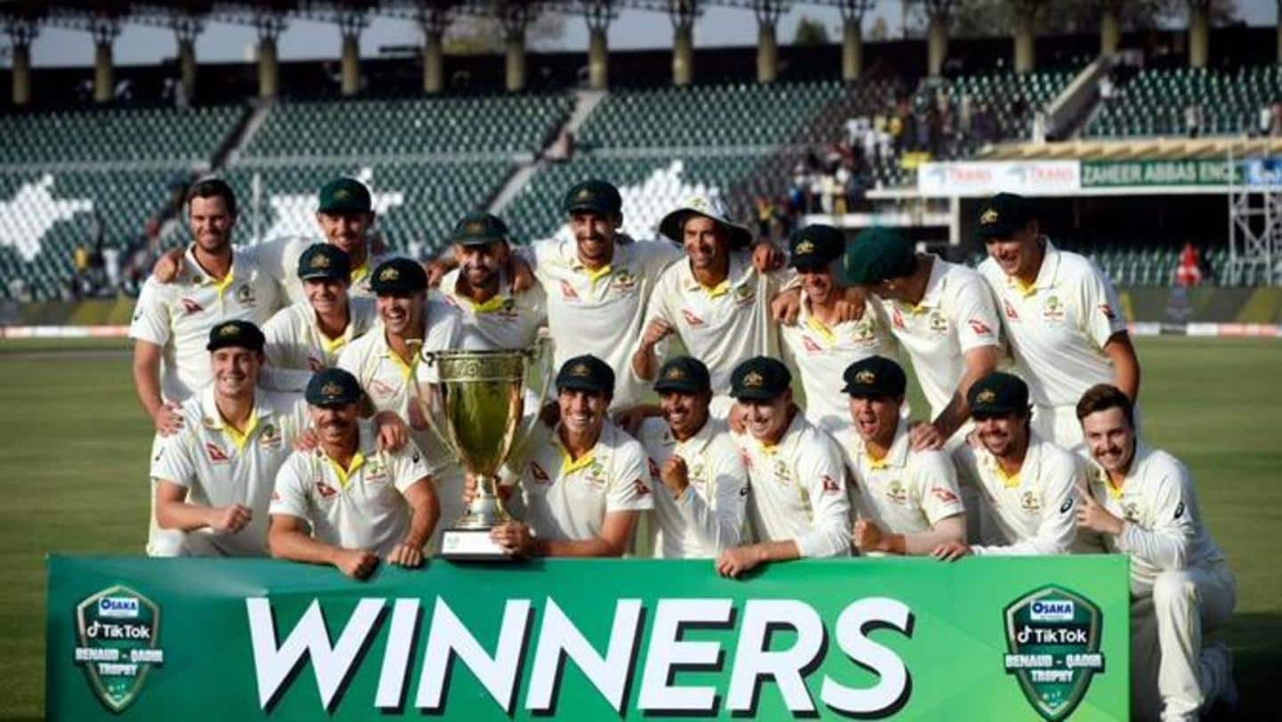 Australia retain the number one spot in ICC Test Rankings