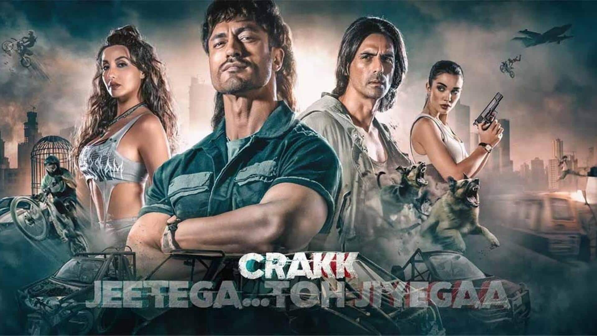 Box office collection: 'Crakk' fails to crack momentum on weekend 