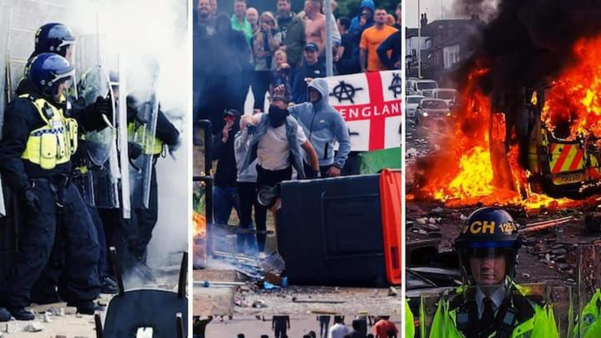 Why violent riots are taking place across the UK