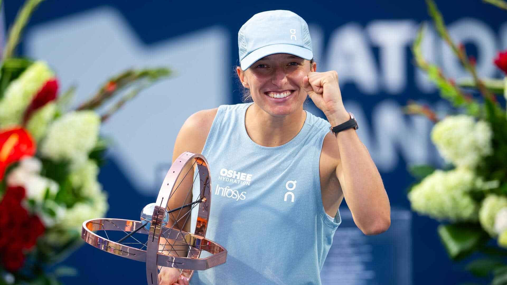 Iga Swiatek claims her first title of ongoing season: Stats