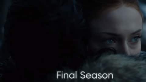 #GameOfThrones: Sansa hugs Jon, but her eyes hint betrayal