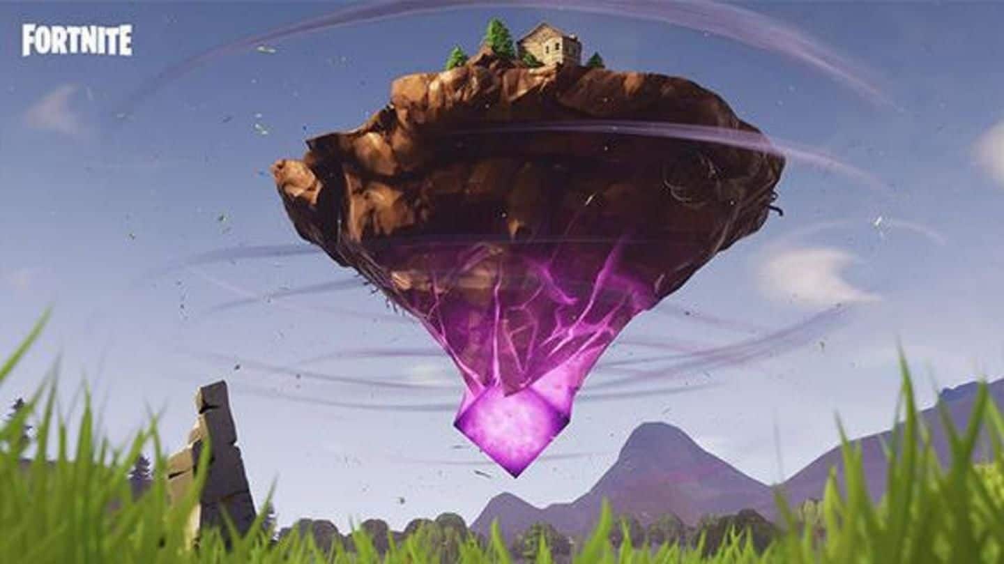 #GamingBytes: Fortnite's floating island is experiencing strange changes