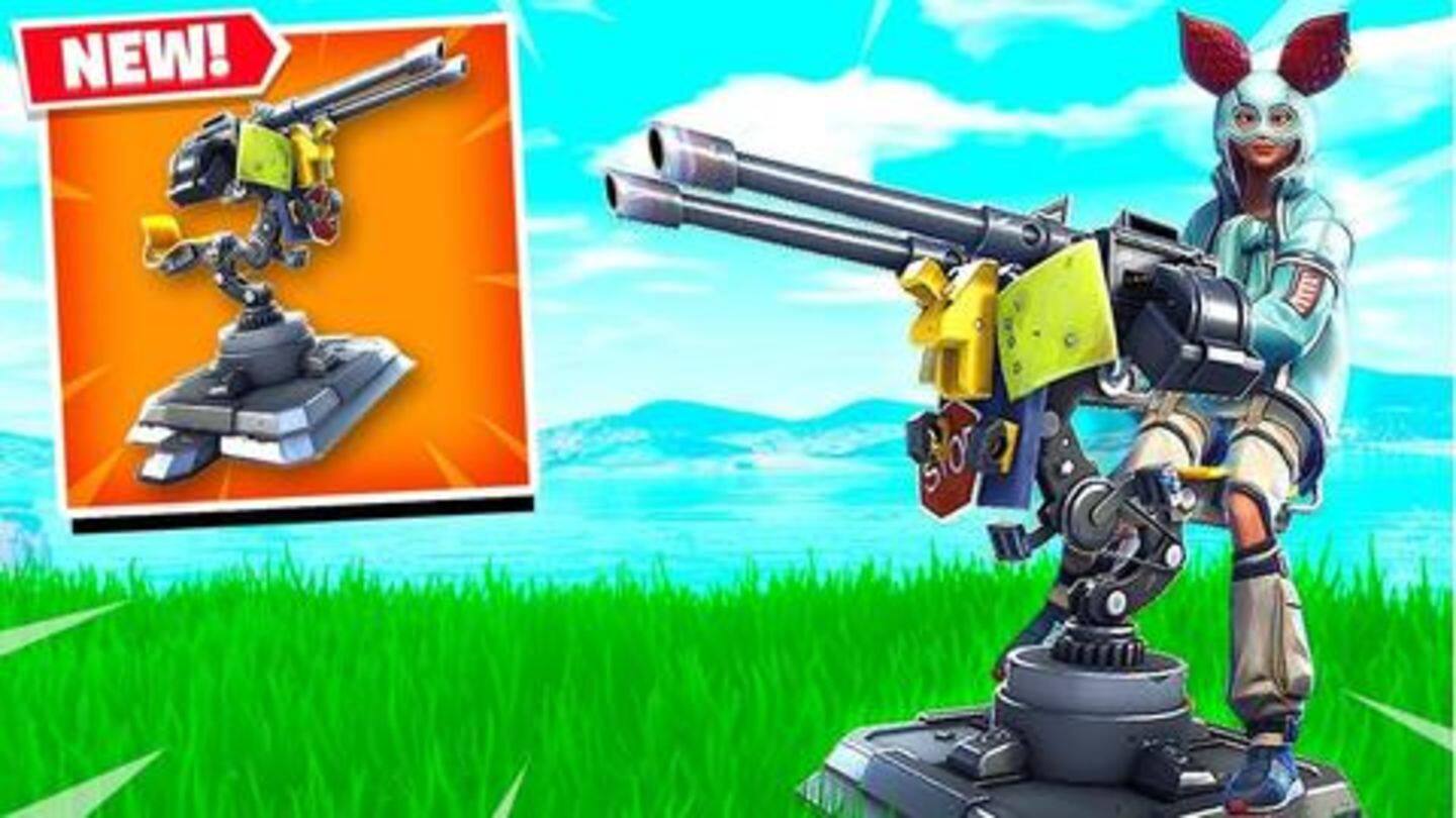 Gamingbytes Fortnite Will Get Mounted Turret Soon Newsbytes