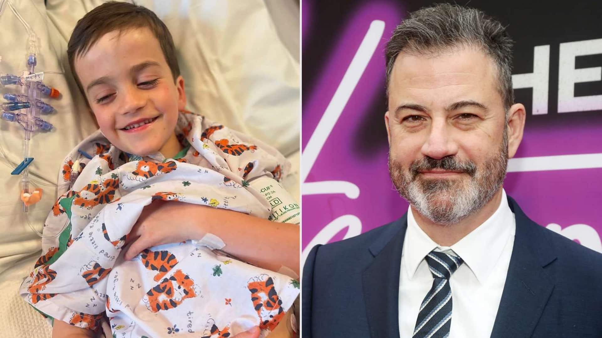 'You're toughest': Jimmy Kimmel's son undergoes third open heart surgery